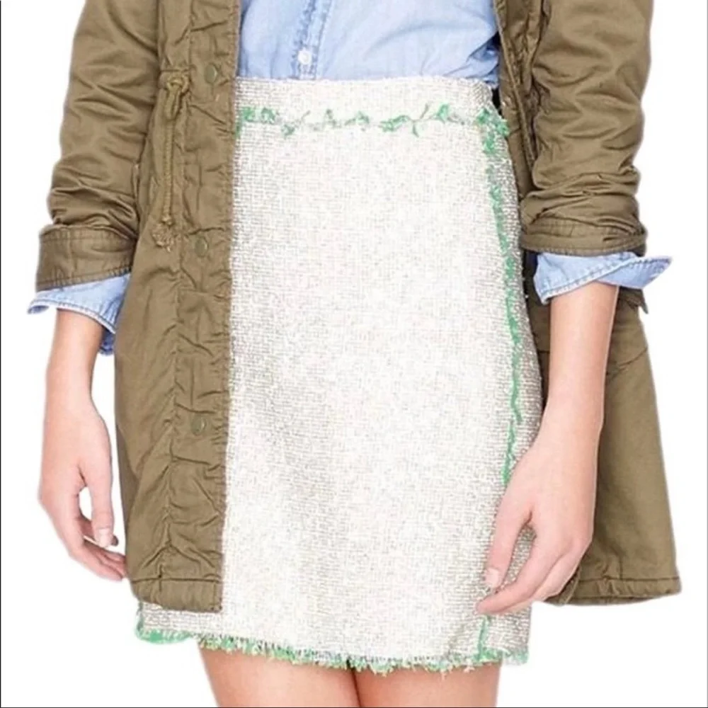 J CREW Tweed Skirt